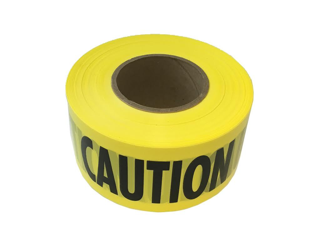 3 in. x 1000 ft. Caution Barricade Tape