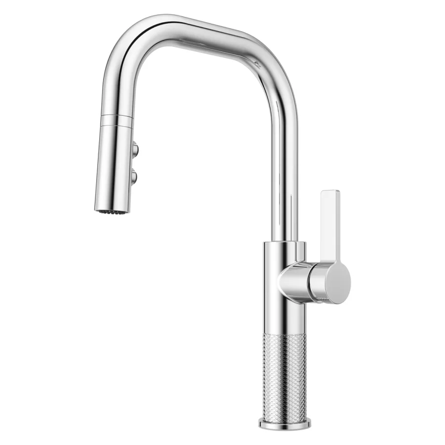 Montay 1.8 GPM Single Hole Pull Down Kitchen Faucet with Magnetic Docking