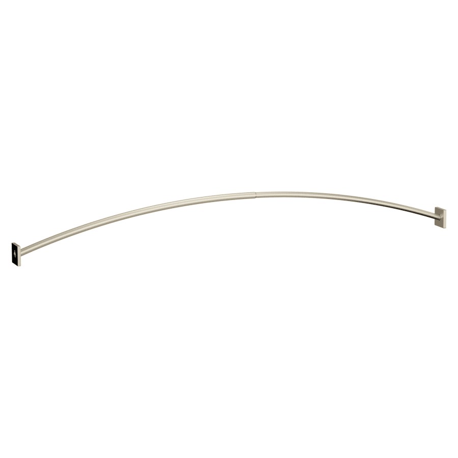Triva Curved Wall Mounted Curtain Rod with Adjustable Length