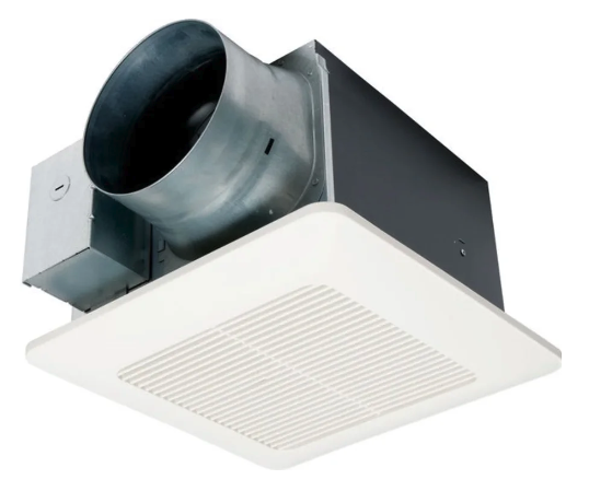 150 CFM 0.7 Sones Ceiling Mounted Exhaust Fan with Whisper Ceiling Technology