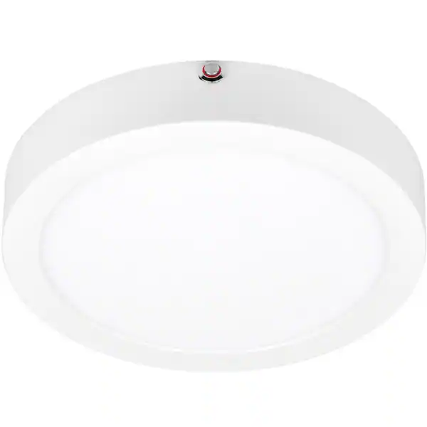 ModPLUS 18-Watt 9 in. White Backup Integrated LED Flush Mount