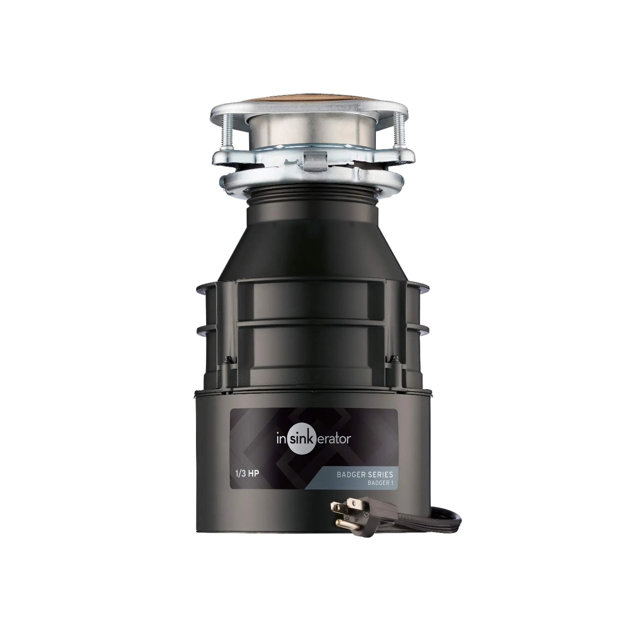 1/3 hp Continuous Feed Garbage Disposal with Power Cord