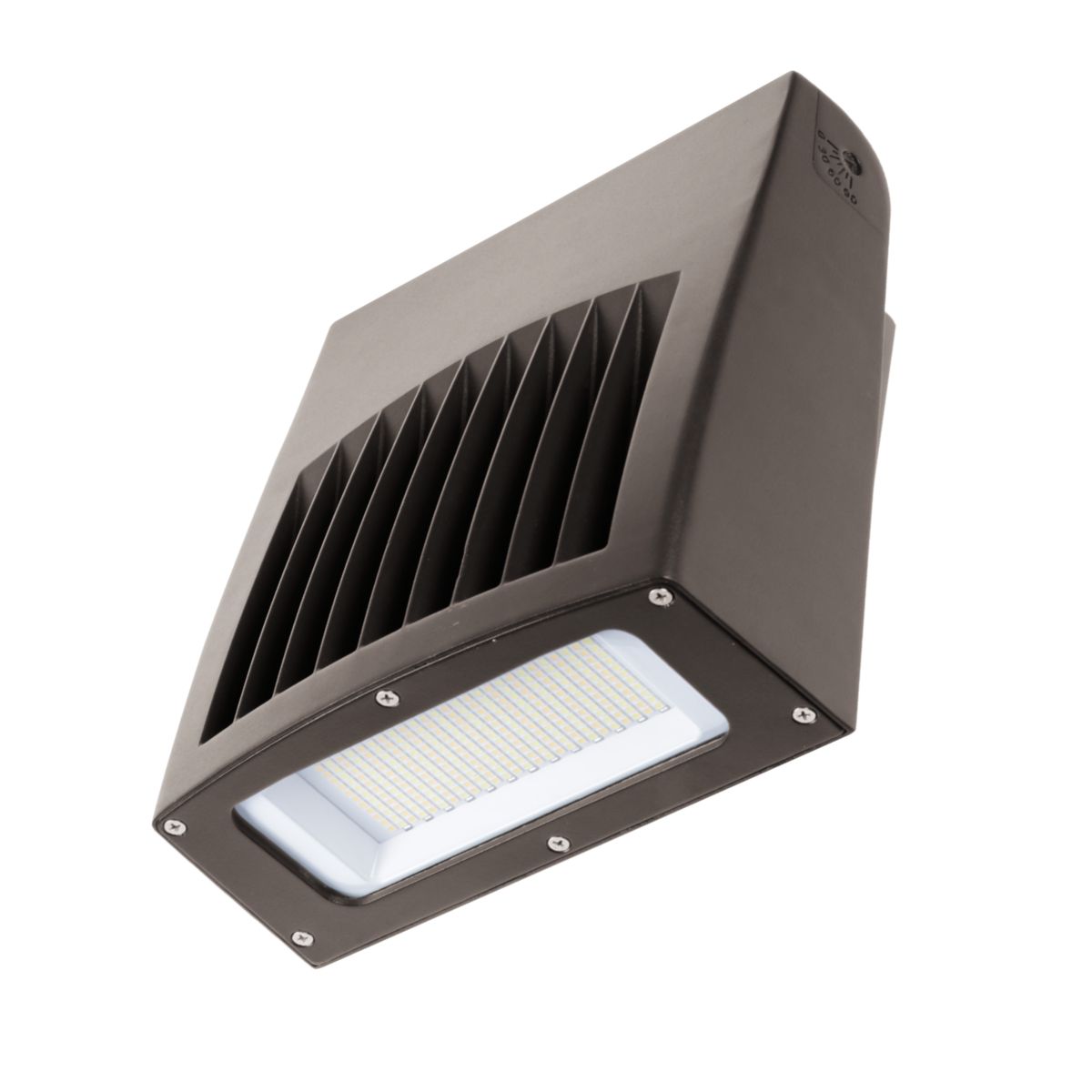 Lumark ASWPLED2S ASWP Medium Wall Pack, LED Lamp, 75 W Fixture, 120 to 347 V, Bronze Housing