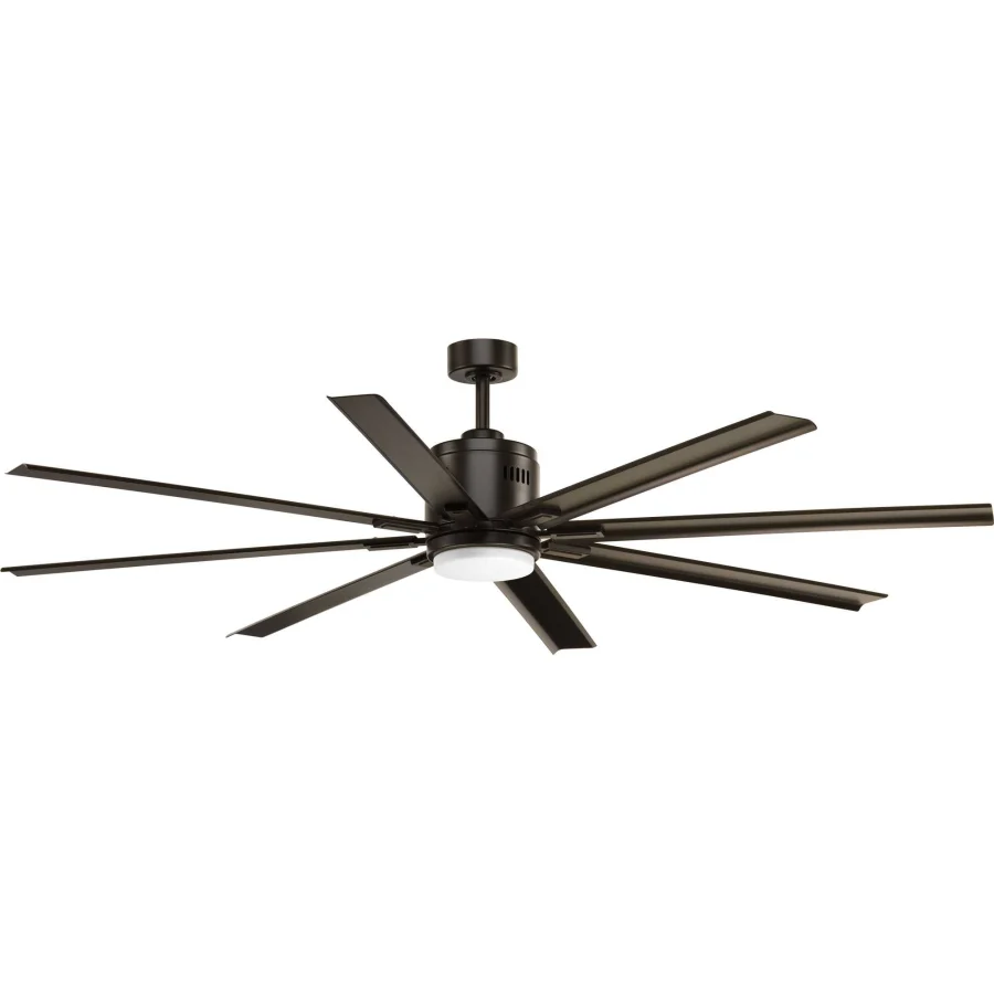 Vast 72" 8 Blade Indoor / Outdoor Ceiling Fan with LED Light Kit and Remote Control