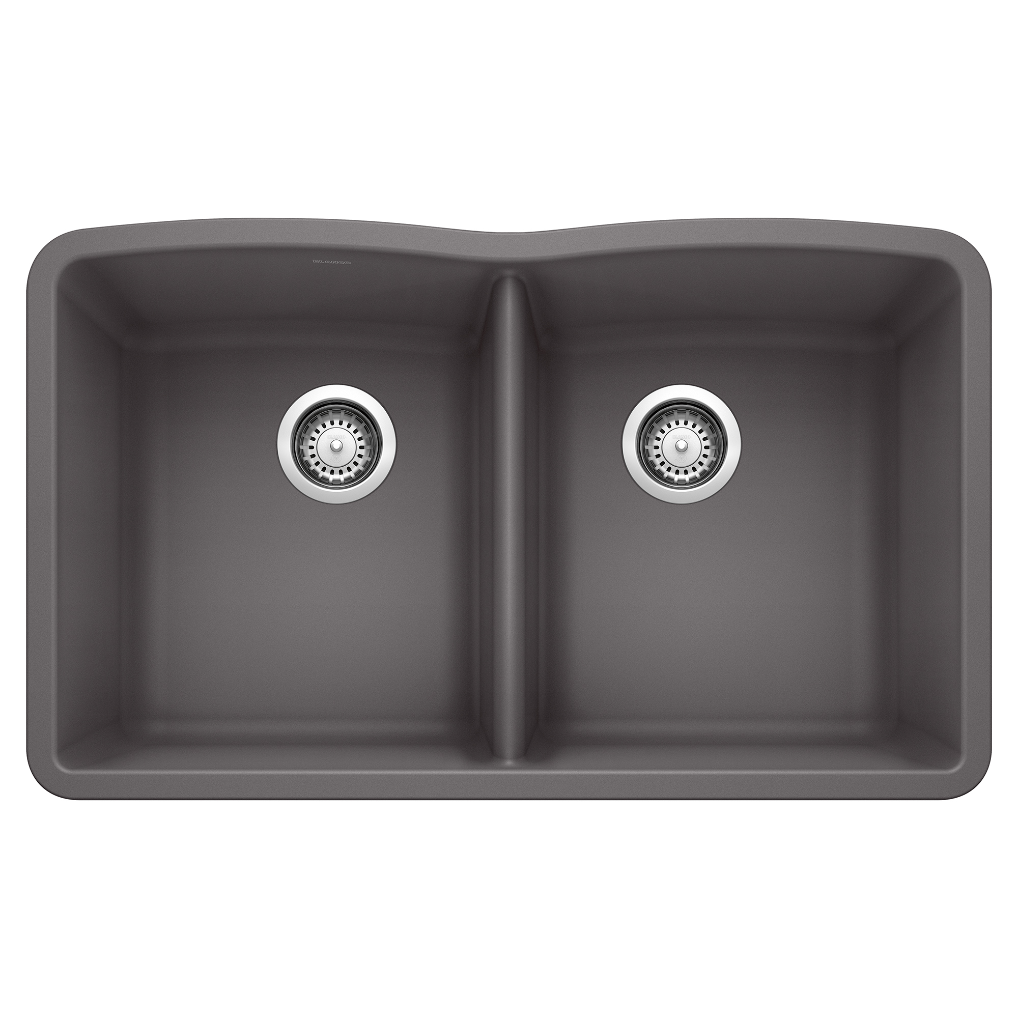 Diamond SILGRANIT 32" 50/50 Double Bowl Undermount Kitchen Sink - Cinder