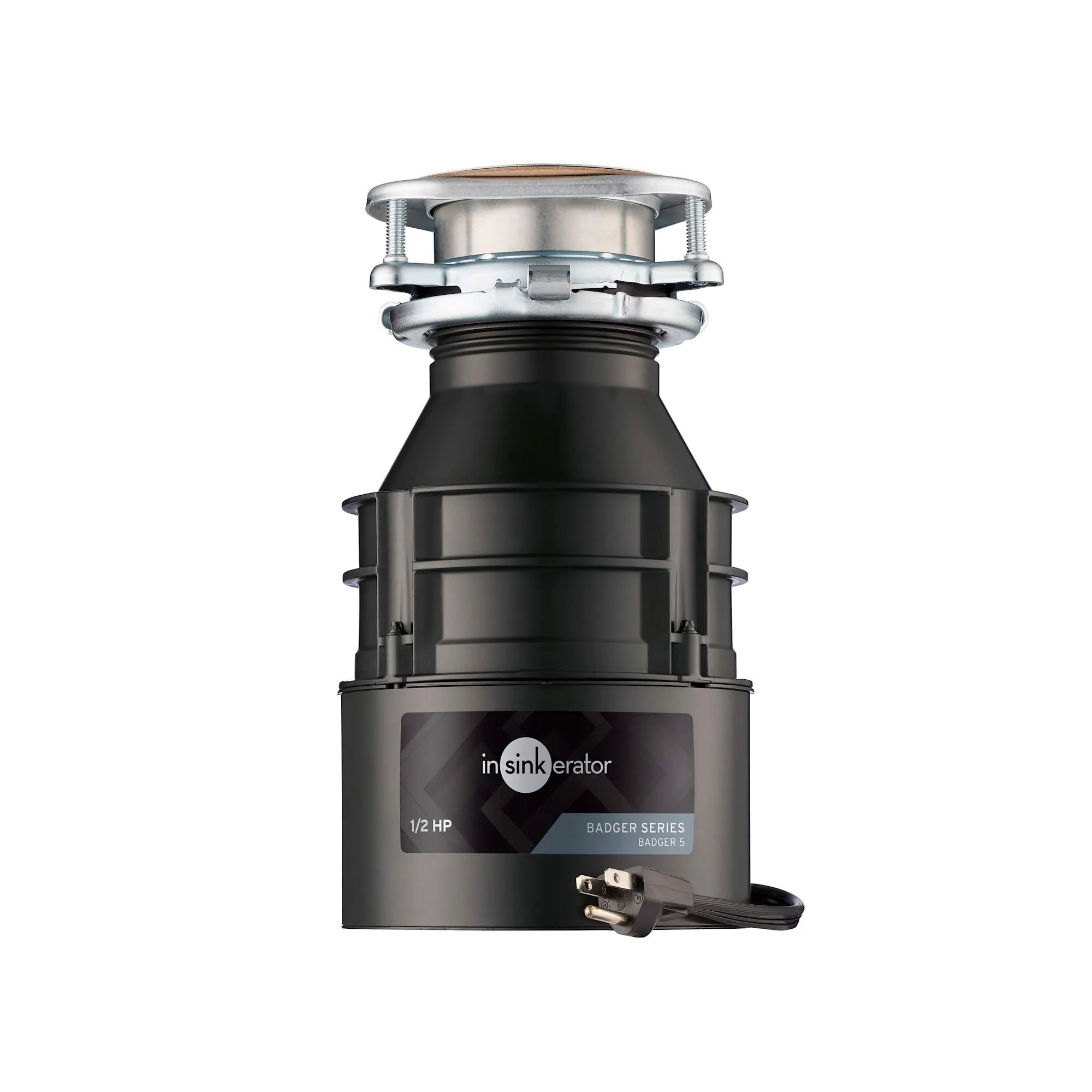 1/2 hp Continuous Feed Garbage Disposal with Power Cord