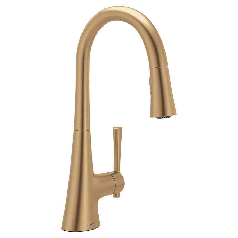 Kurv 1.5 GPM Single Hole Pull Down Kitchen Faucet
