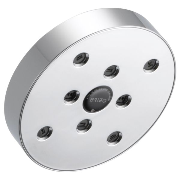 Brizo Brizo Universal Showering: 5" Linear Round H2Okinetic<sup>®</sup> Single Function Wall Mount Showerhead