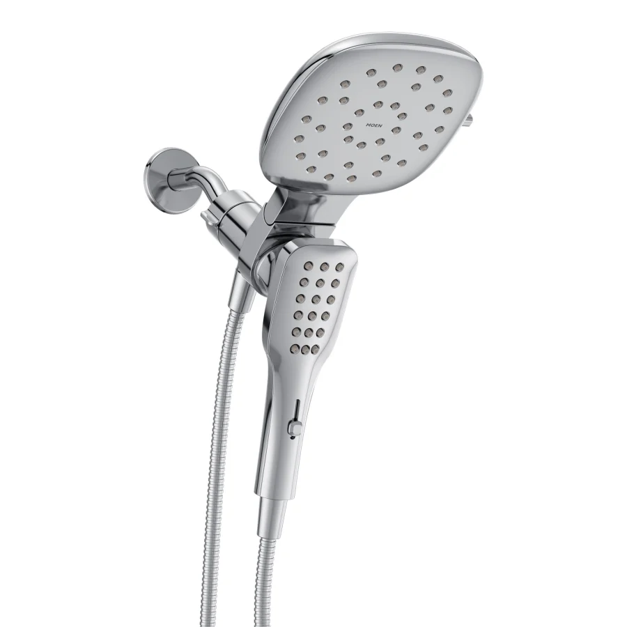 Verso 2.5 GPM Multi Function Shower Head with Hand Shower, Infiniti™ Dial, and Magnetix® Technology