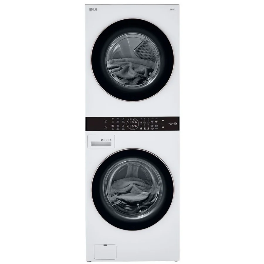 Single Unit Front Load LG WashTower™ with Center Control™ 4.5 cu. ft. Washer and 7.4 cu. ft. Electric Dryer