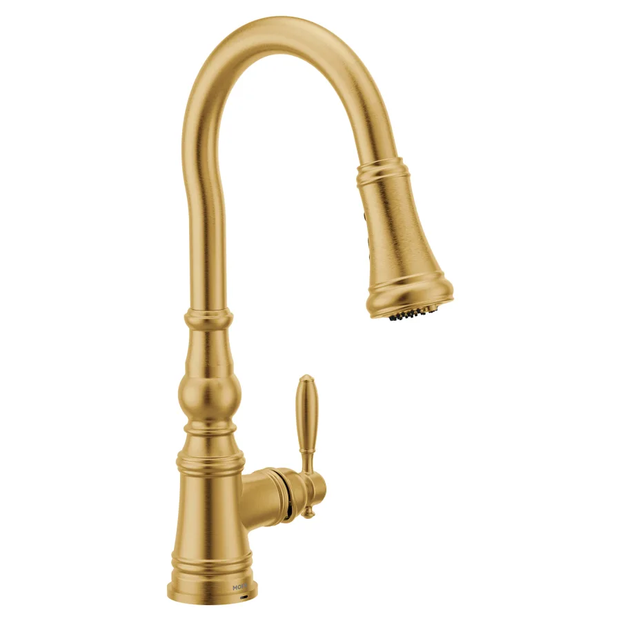 Weymouth 1.5 GPM Single Hole Pull Down Kitchen Faucet