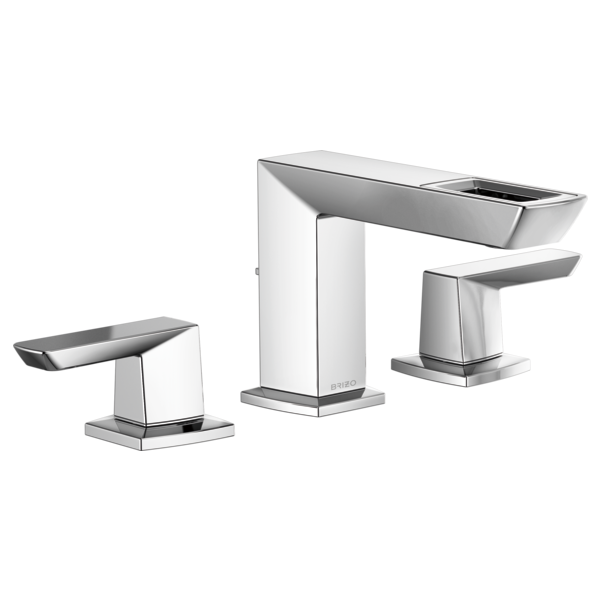 Brizo Vettis®: Widespread Lavatory Faucet With Open-Flow Spout 1.2 GPM