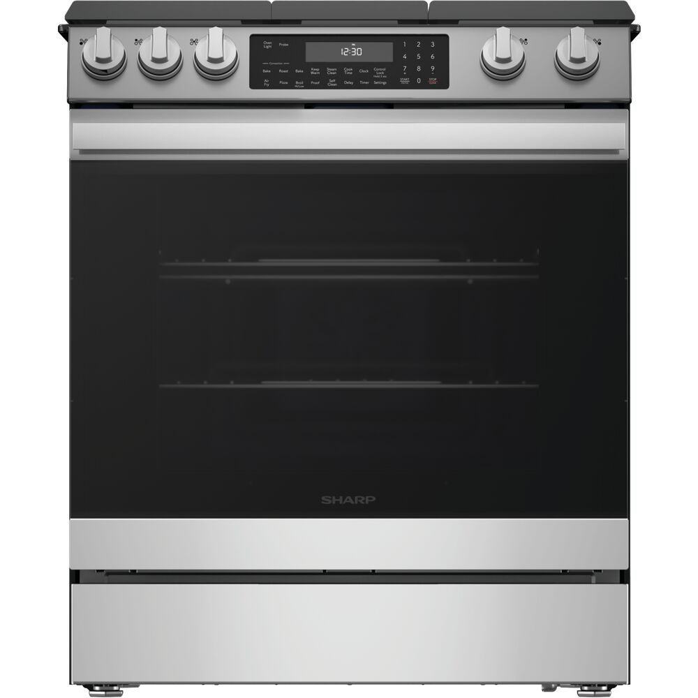 6.1 CF / 30" Gas Slide-In Range, Convection, AirFry