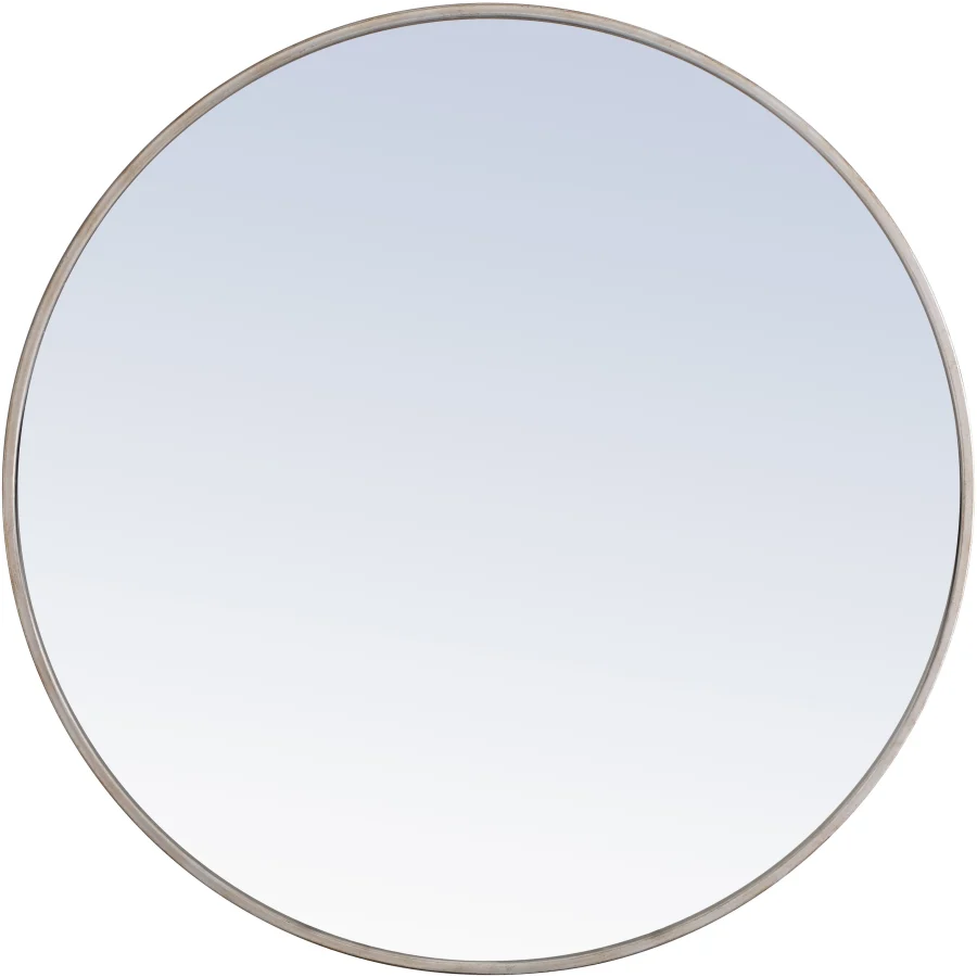 Eternity 32" Diameter Circular Metal Framed Wall Mirror