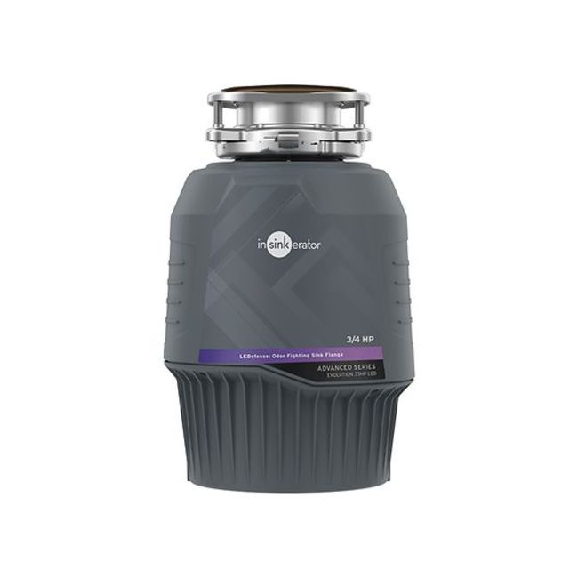 Evolution.75HP LED Garbage Disposer with CDK