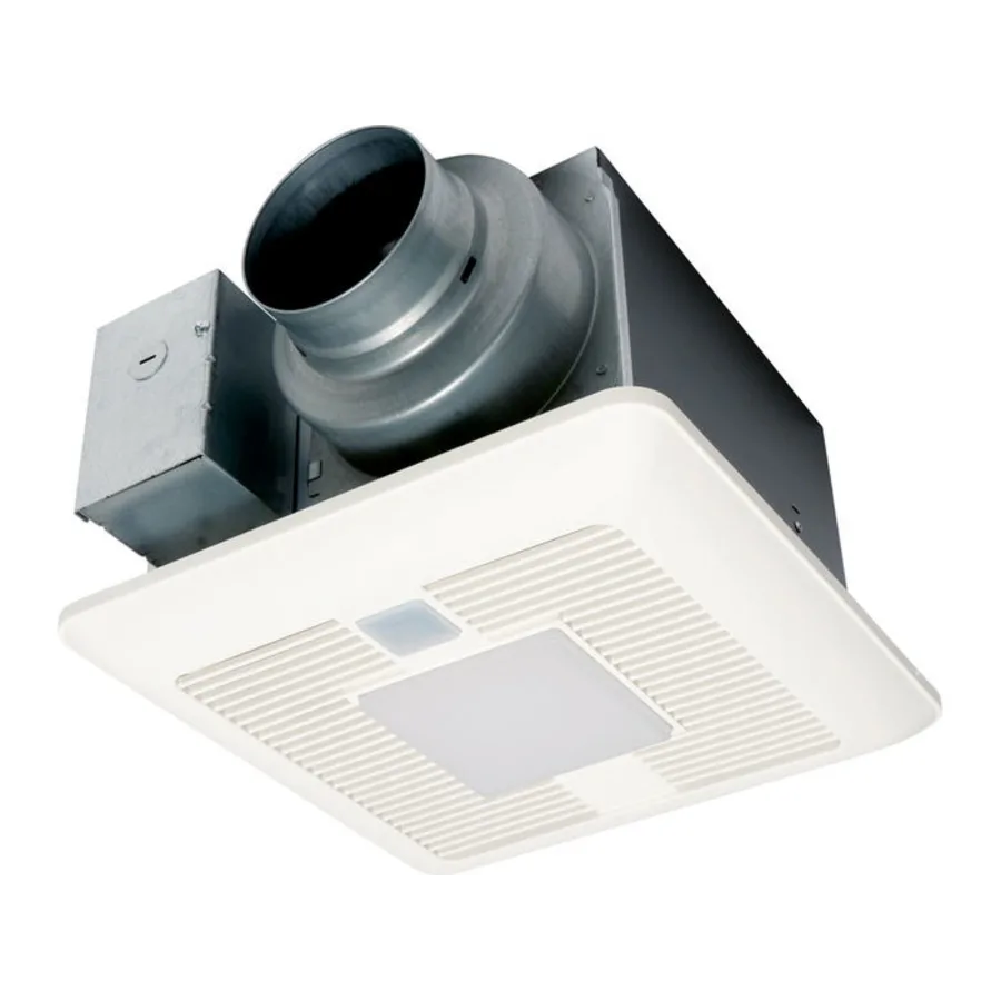 110 CFM 0.3 Sone Ceiling Mounted LED Exhaust Fan with Motion and Humidity Sensor