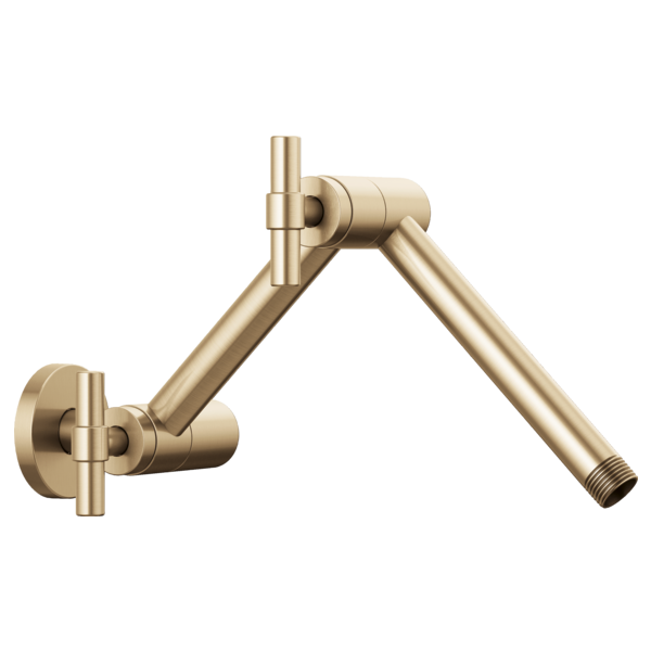 Brizo Brizo Universal Showering: Linear Round Jointed Wall Mount Shower Arm And Flange