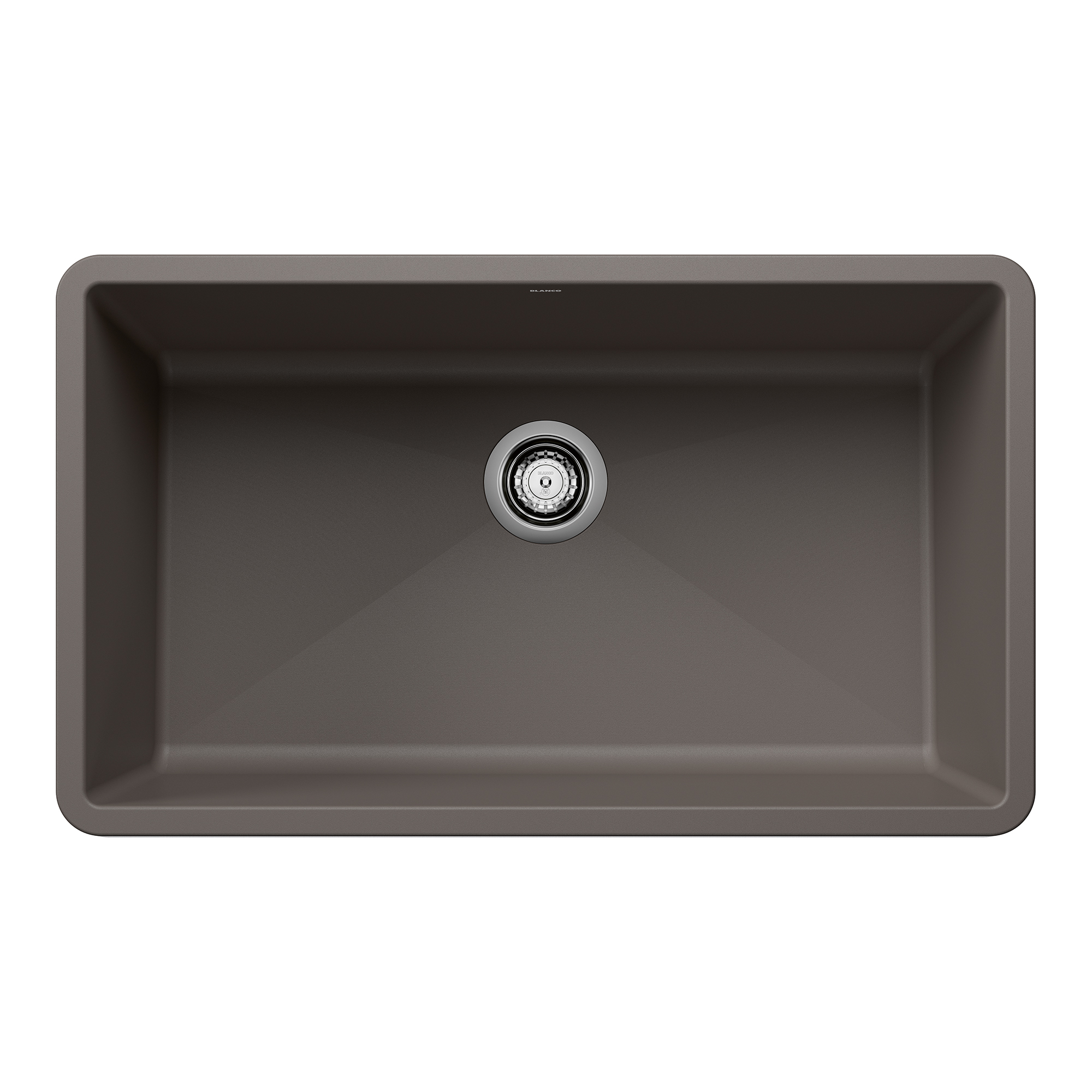 Precis SILGRANIT 32" Super Single Undermount Kitchen Sink - Volcano Gray