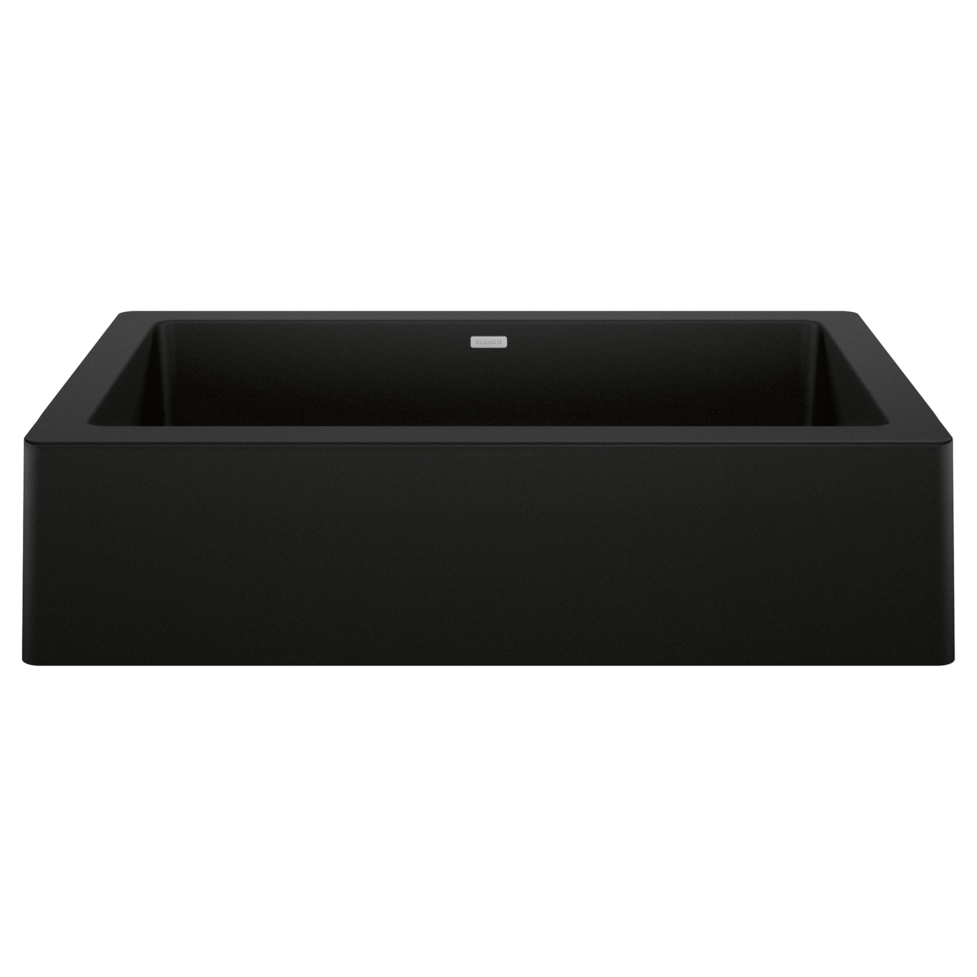 Vintera SILGRANIT 30" Single Bowl Apron-Front Farmhouse Sink - Coal Black