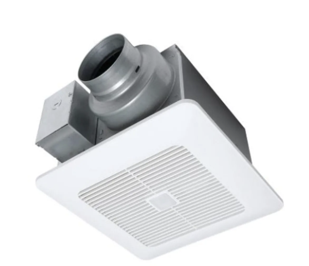 110 CFM 0.3 Sone Ceiling Mounted Exhaust Fan with Motion and Humidity Sensor