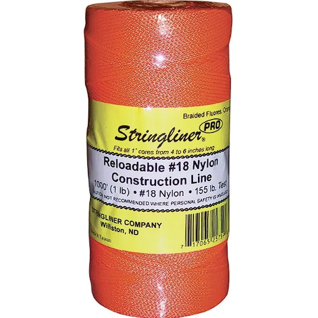 1000 ft. Orange Braided Stringline
