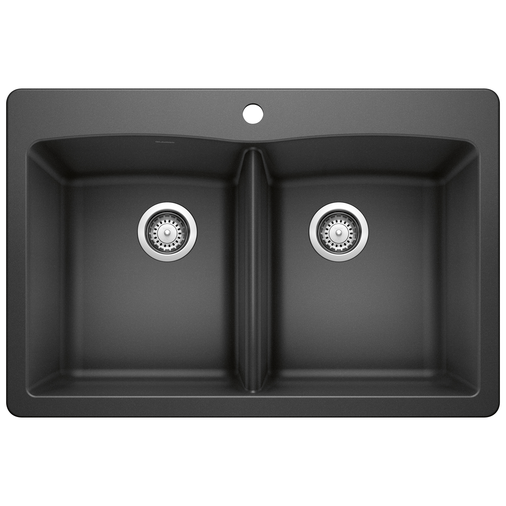Diamond SILGRANIT 33" 50/50 Double Bowl Dual Mount Kitchen Sink - Anthracite