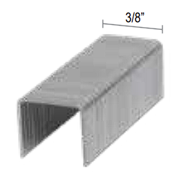 3/8" Crown x 3/8" Leg Chisel Point Heavy-Duty Staples Stainless Steel | 20 Box per Case | 5,000 per Box