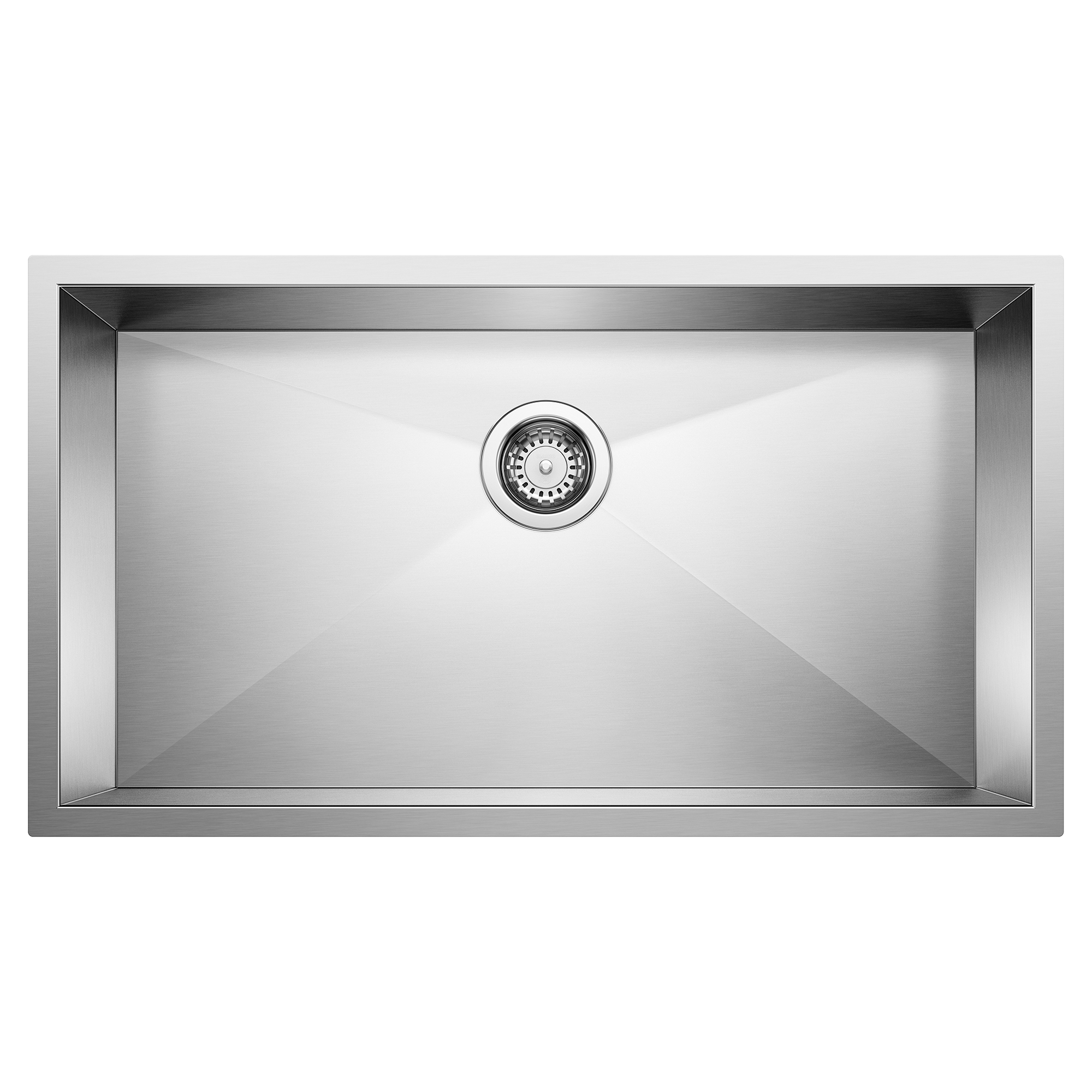 Quatrus R0 32" Single Bowl Undermount Stainless Steel Kitchen Sink