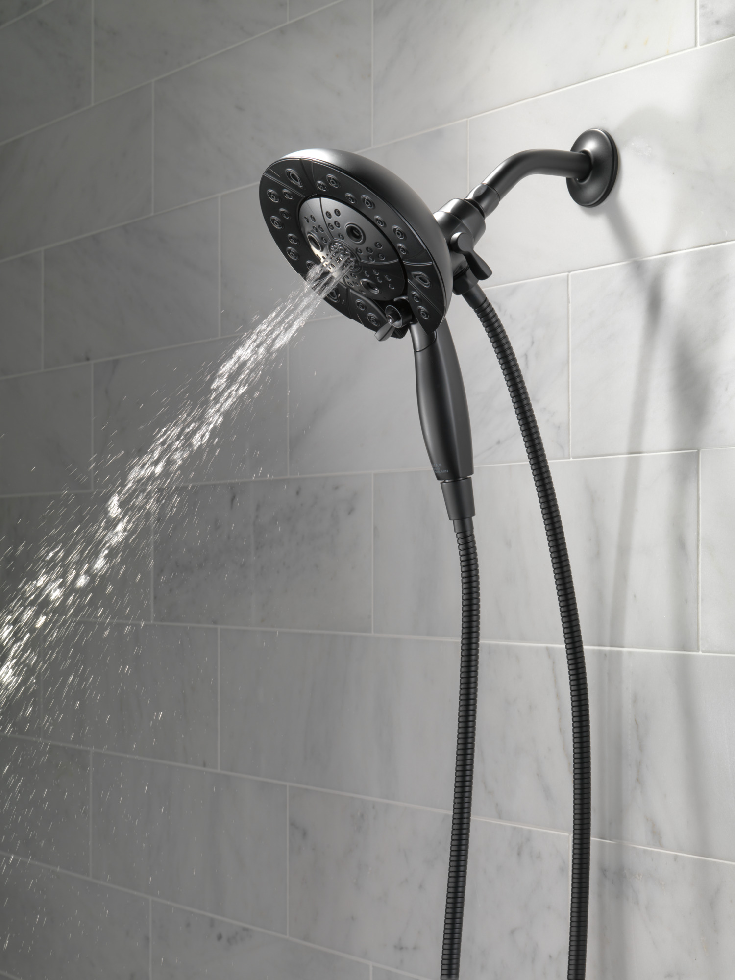 Delta Universal Showering Components: H2Okinetic® In2ition® 5-Setting Two-in-One Shower