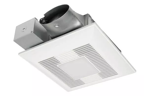 Panasonic WhisperValue DC Ventilation Fan with Light - 80 or 100 CFM