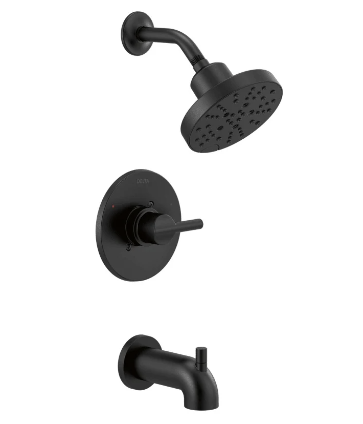 Delta Nicoli™: Monitor® 14 Series H2Okinetic® Tub and Shower