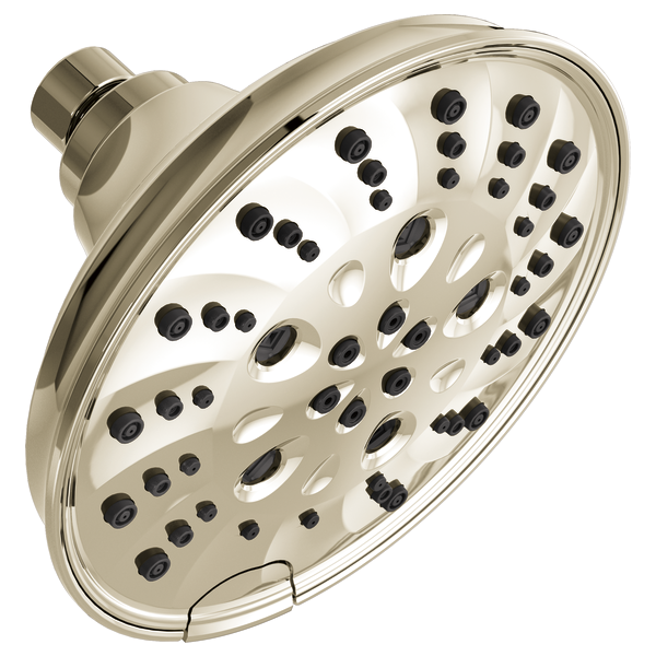 Delta Universal Showering Components: H2Okinetic® 5-Setting Traditional Raincan Shower Head