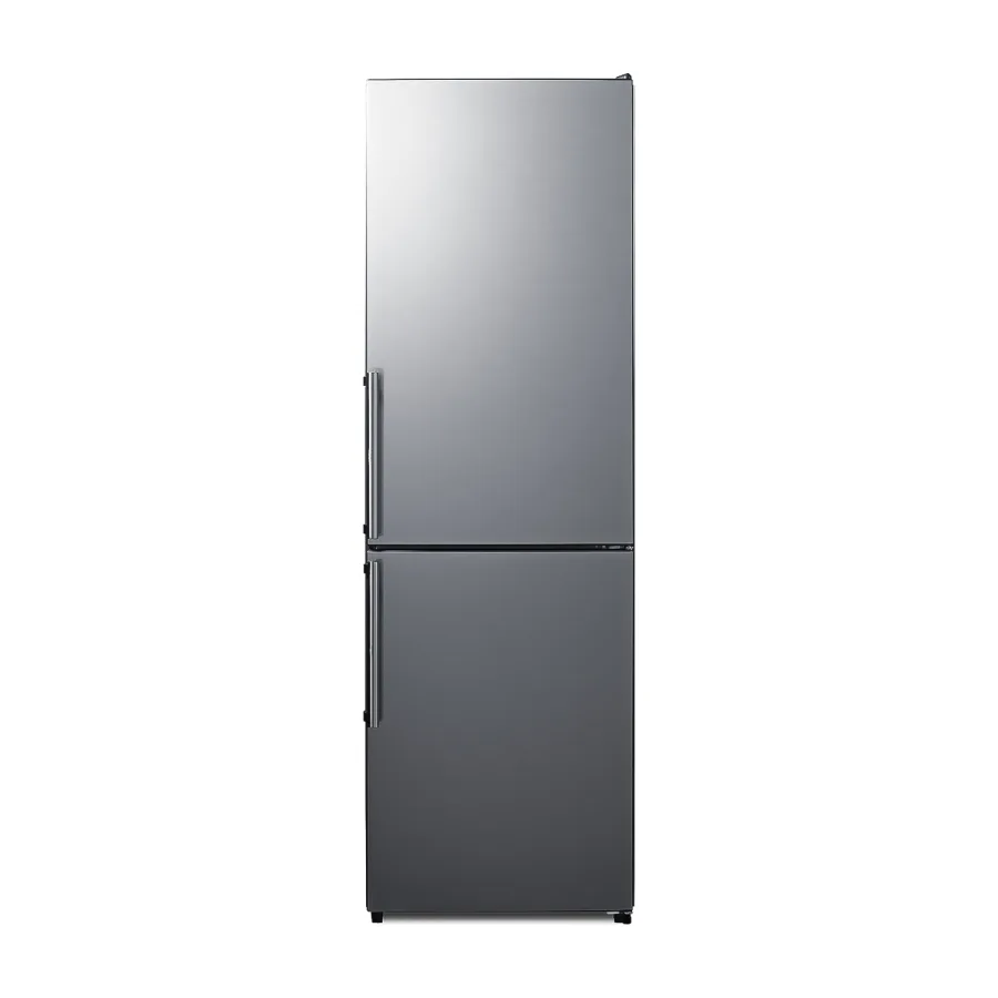 24 Inch Wide 10.8 Cu. Ft. Energy Star Certified Fingerprint Resistant Bottom Freezer Refrigerator with Super Freeze