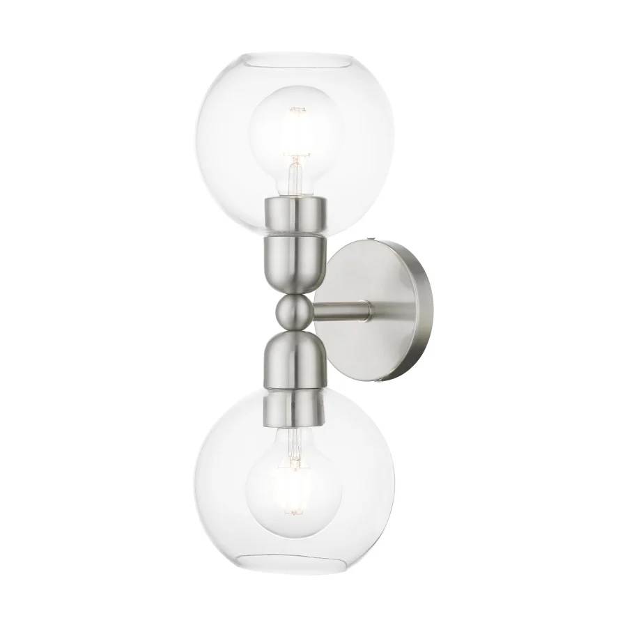 Downtown 2 Light 7" Wide Commercial Vanity Light