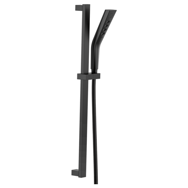 Delta Universal Showering Components: H2Okinetic® 3-Setting Slide Bar Hand Shower