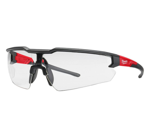 Clear Safety Glasses w/ Rubber Nose