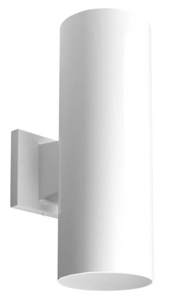 Cylinder 14" Tall 2 Light Outdoor Wall Sconce