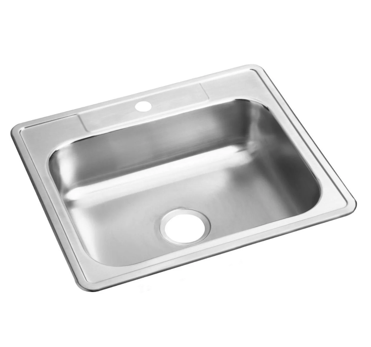 Dayton 25" Drop In Single Basin Stainless Steel Kitchen Sink