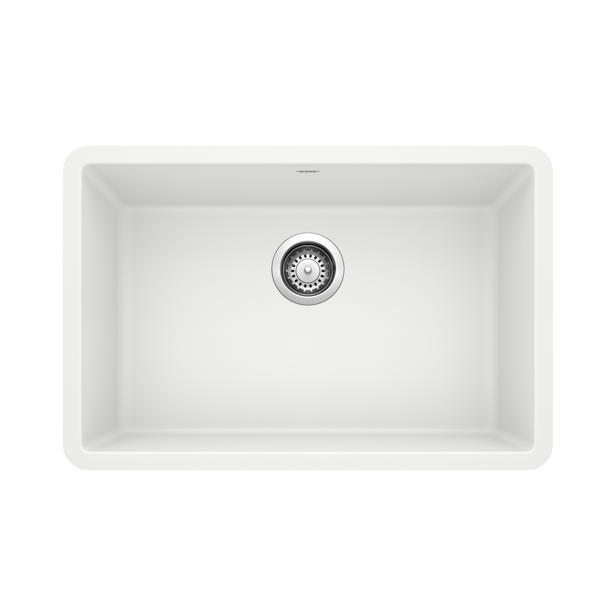 Precis SILGRANIT 27" Single Bowl Undermount Kitchen Sink - White