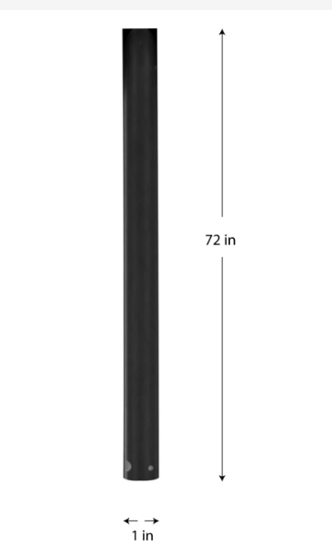 72" Accessory Ceiling Fan Downrod