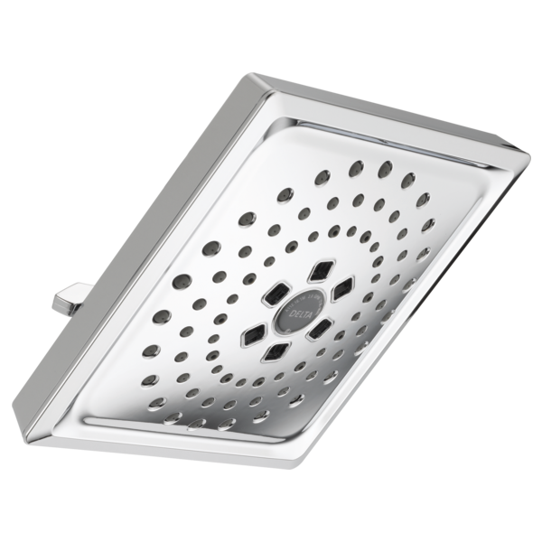 Delta Universal Showering Components: H2Okinetic® 3-Setting Raincan Shower Head