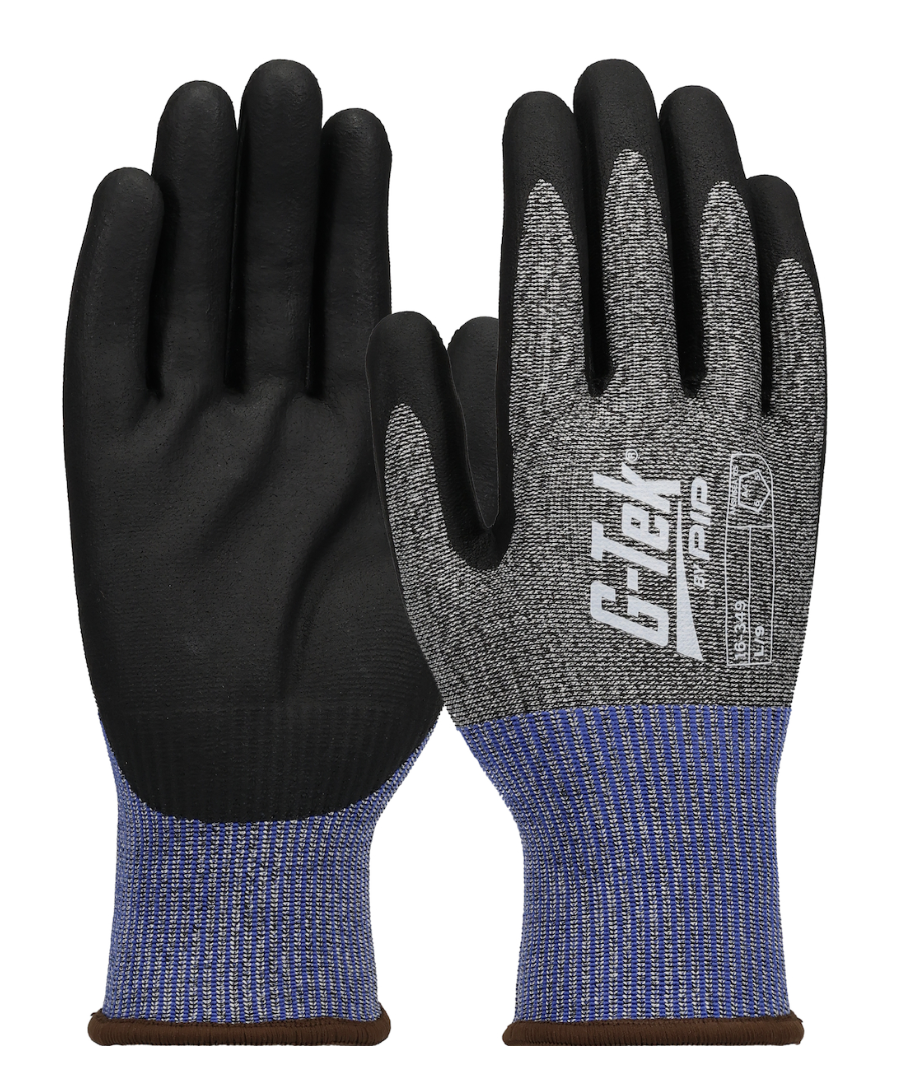 G-Tek PolyKor Blended Glove with Foam Nitrile
