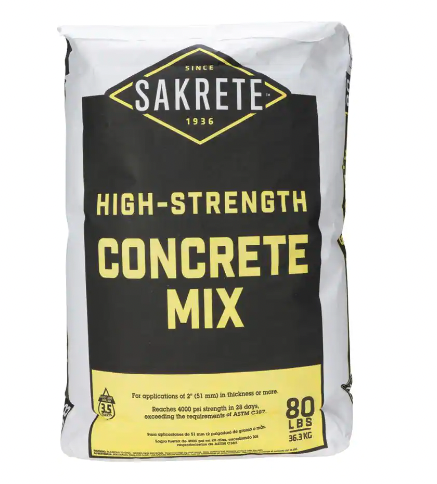 High-Strength Concrete Mix (80 lb)