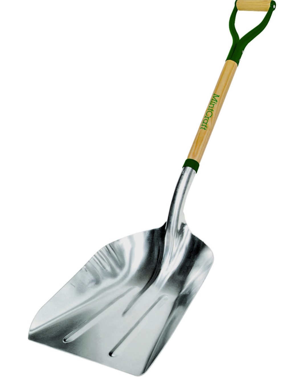 Aluminum Scoop Shovel with D-Grip,#12 x 27" Handle