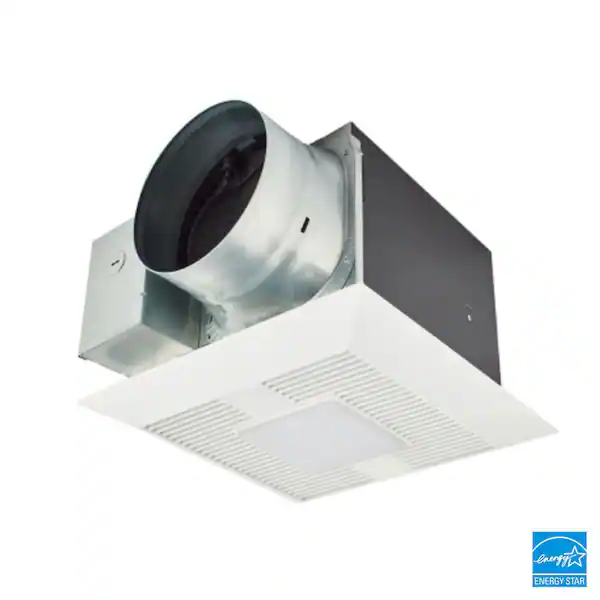 WhisperGreen Select Pick-A-Flow 50/80/110 CFM Bathroom Exhaust Fan LED, Flex-Z Fast Bracket, 4/6 in. Duct Adapter