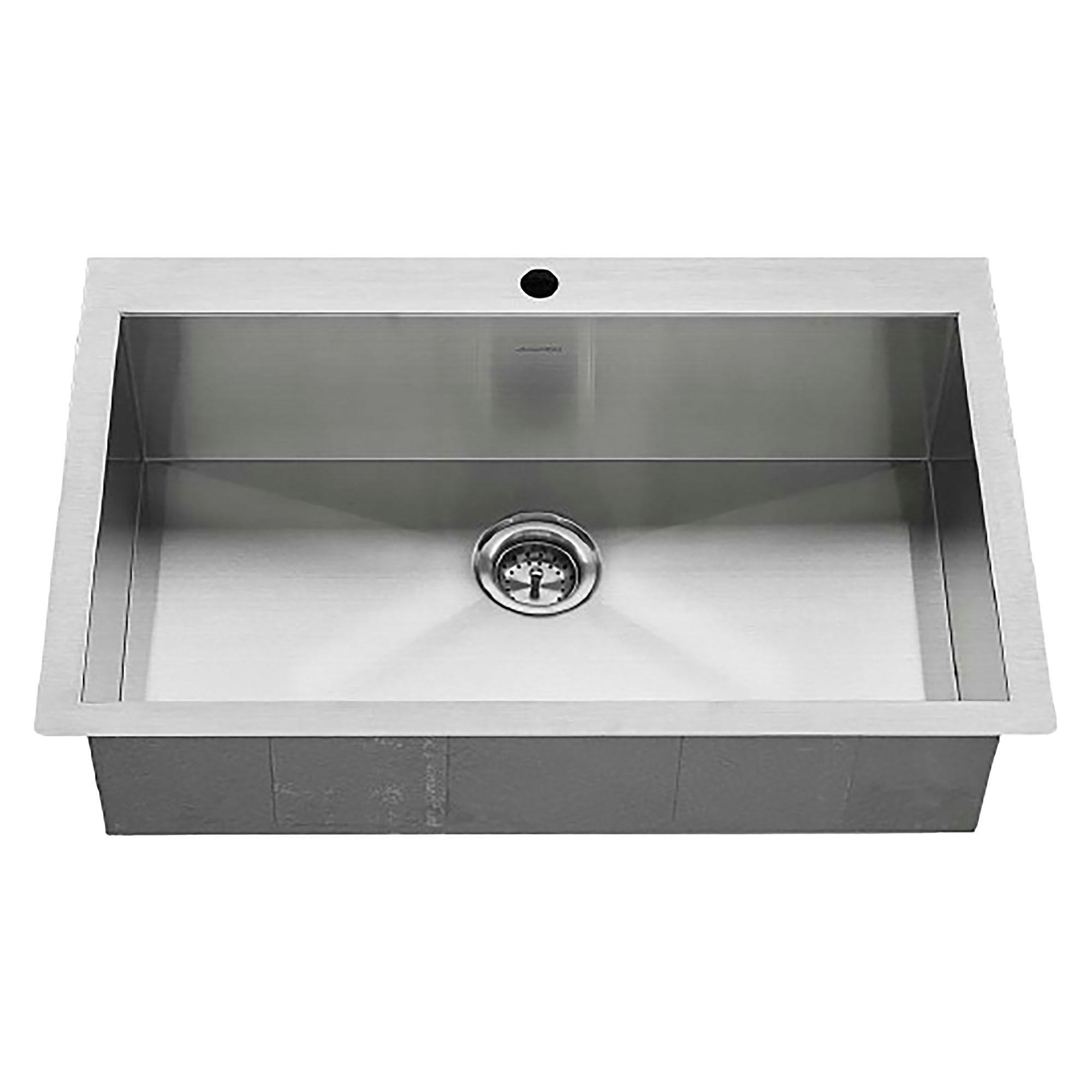 Edgewater® 33 x 22-Inch Stainless Steel 1-Hole Dual Mount Single-Bowl Kitchen Sink