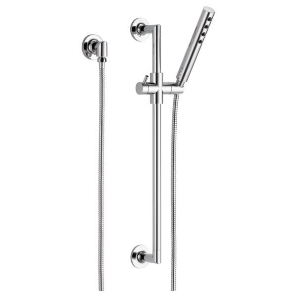Brizo Odin®: SLIDE BAR HANDSHOWER WITH H2Okinetic® TECHNOLOGY