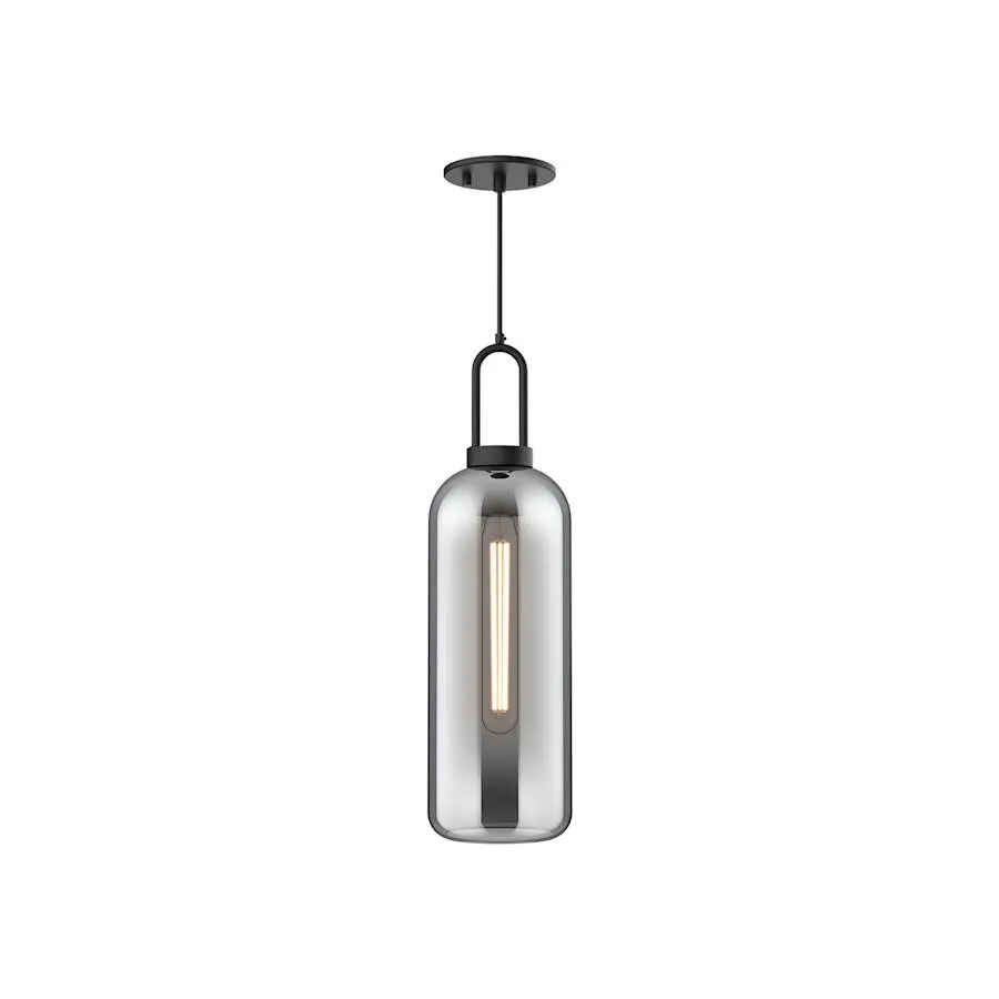 Soji Mini Pendant with Smoked Glass Shade