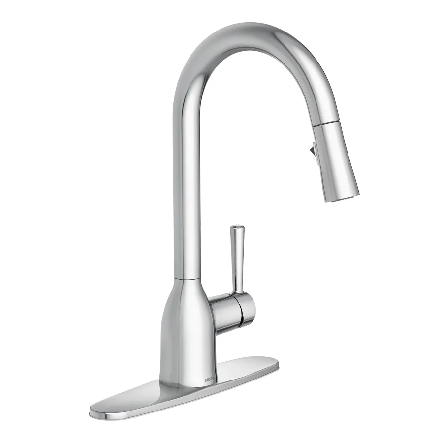 Adler 1.5 GPM Single Hole Pull Down Kitchen Faucet
