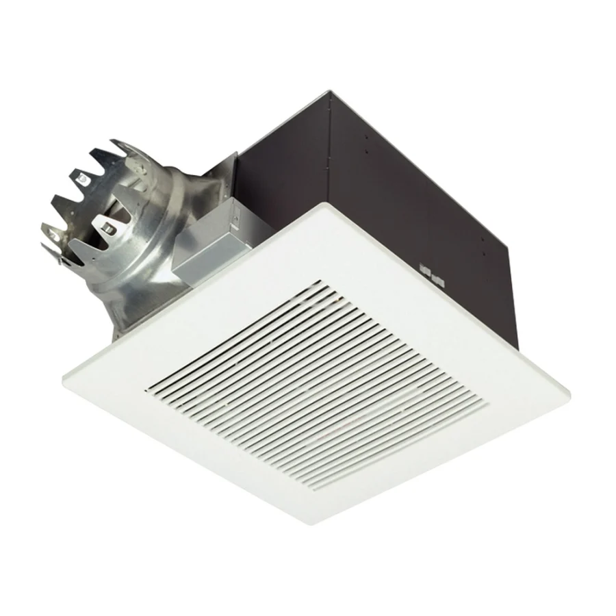 WhisperCeiling 190 CFM 1.3 Sone Ceiling Mounted Energy Star Rated Bath Fan with 6" Duct Diameter for Light Commercial Applications